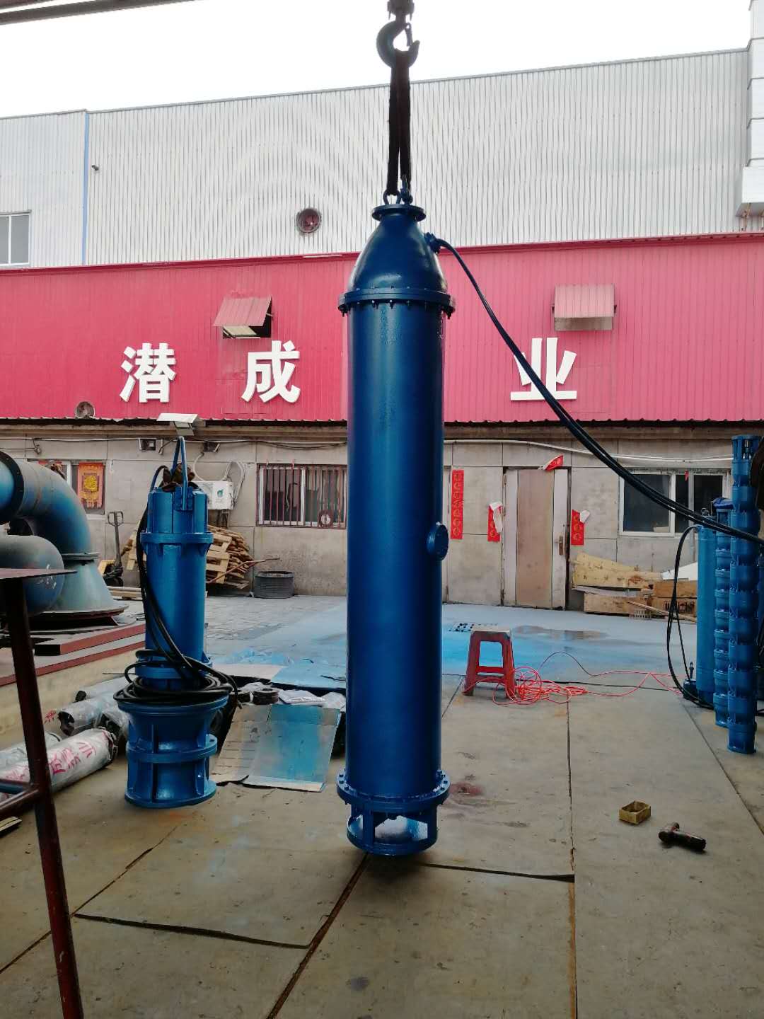 北京下吸泵125立方每小时扬程64米已准备发货第2张-潜水电机-潜水电泵-高压潜水电机-天津潜成泵业