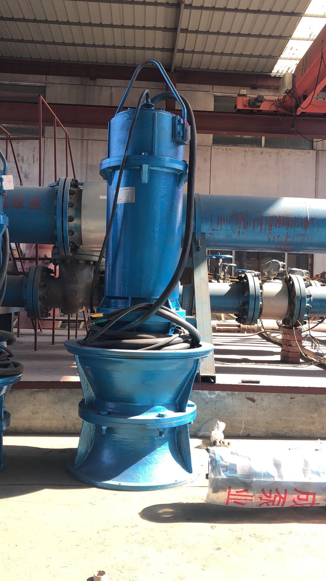 潜水轴流泵安装季第4张-潜水电机-潜水电泵-高压潜水电机-天津潜成泵业