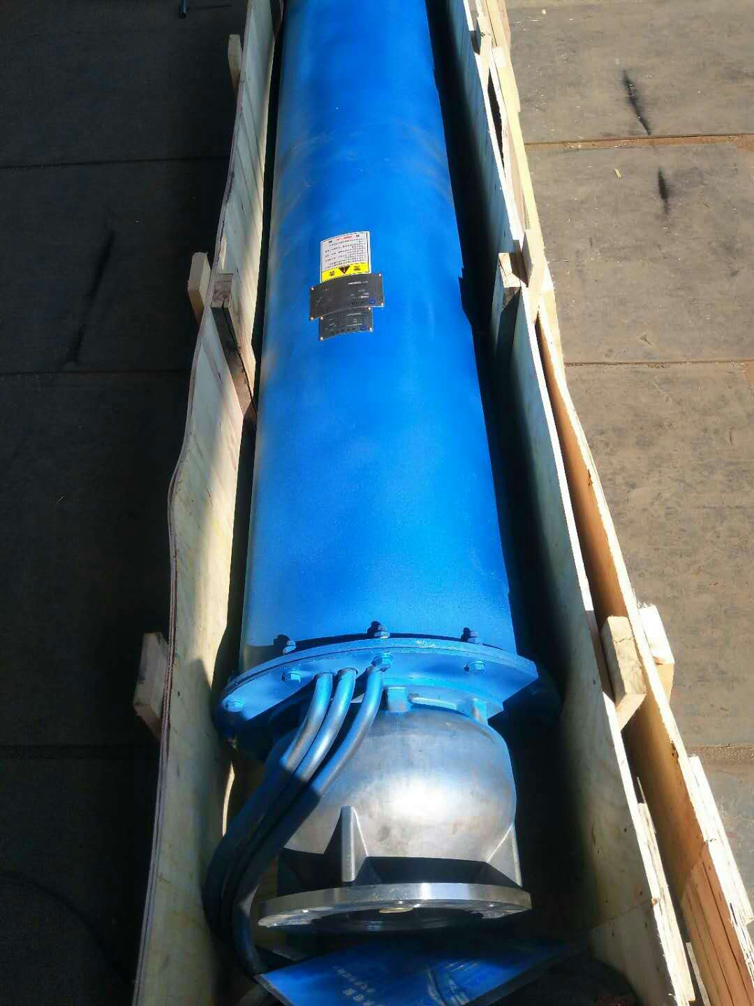 水池用斜式安装潜水泵500立方每小时40米扬程，发往安徽滁州第1张-潜水电机-潜水电泵-高压潜水电机-天津潜成泵业