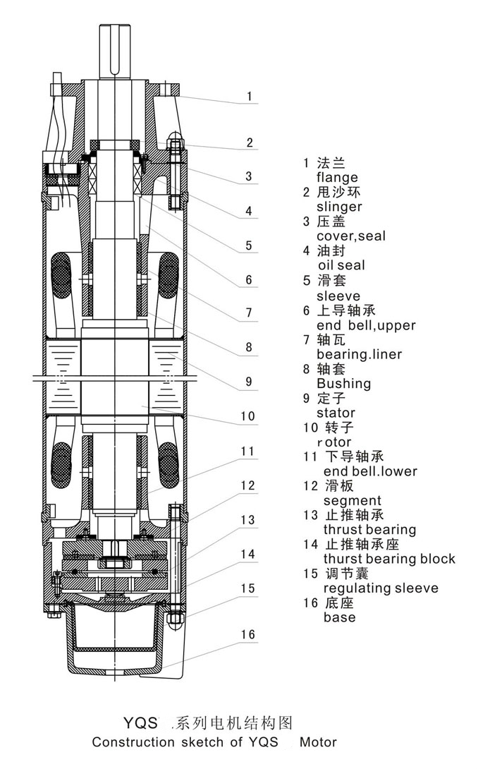 YQS300系列井用潜水三相异步电机第13张-潜水电机-潜水电泵-高压潜水电机-天津潜成泵业
