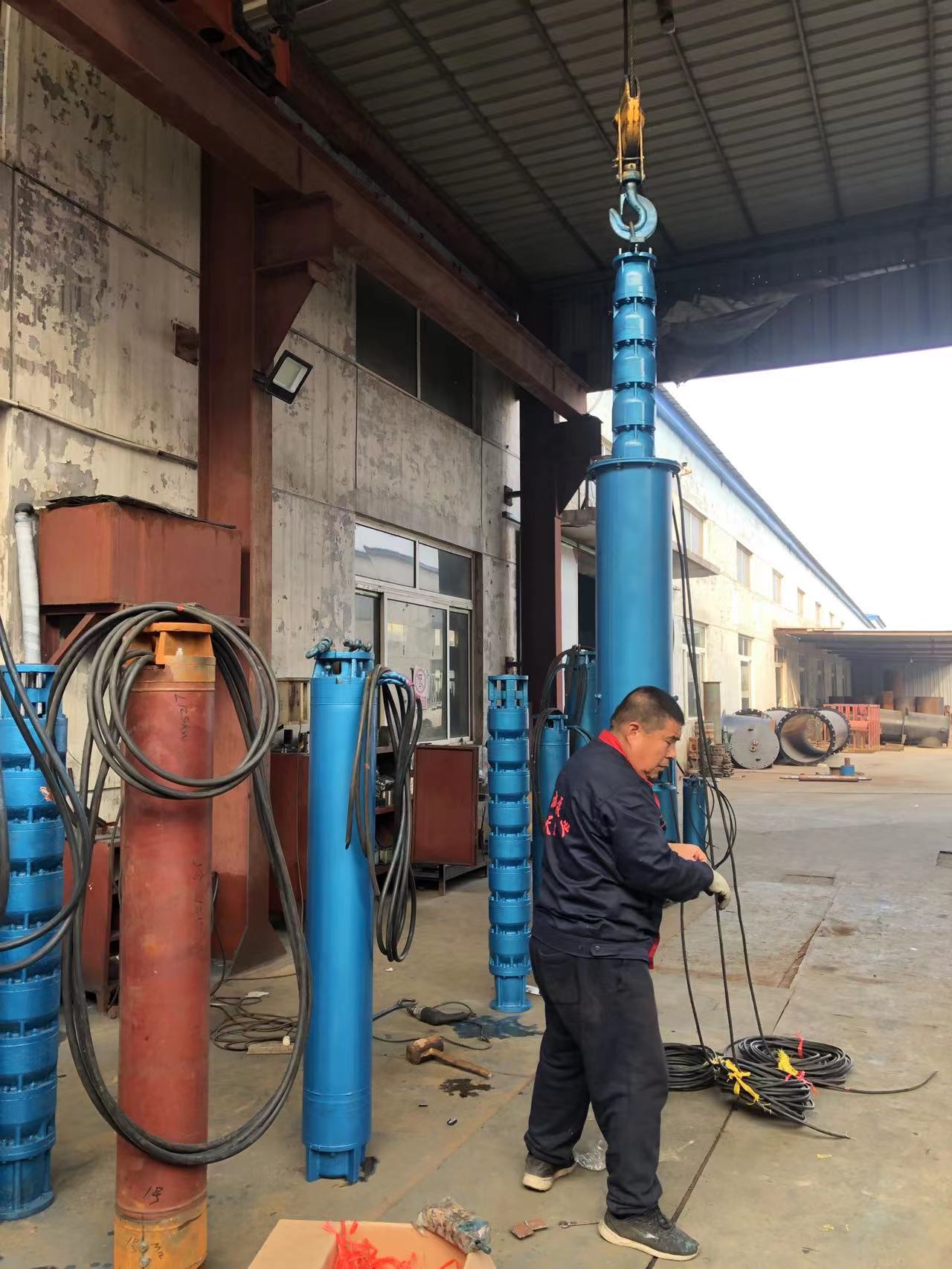 水池用潜水泵发往安徽滁州第2张-潜水电机-潜水电泵-高压潜水电机-天津潜成泵业